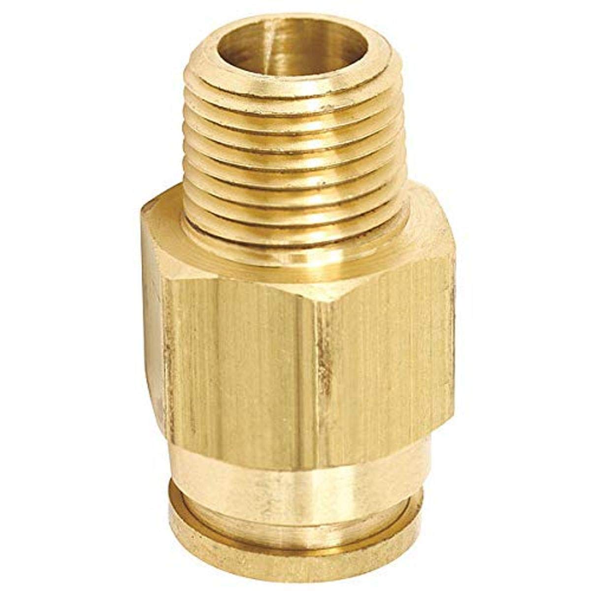 Air Brake Push-To-Connect x Male NPTF Brass