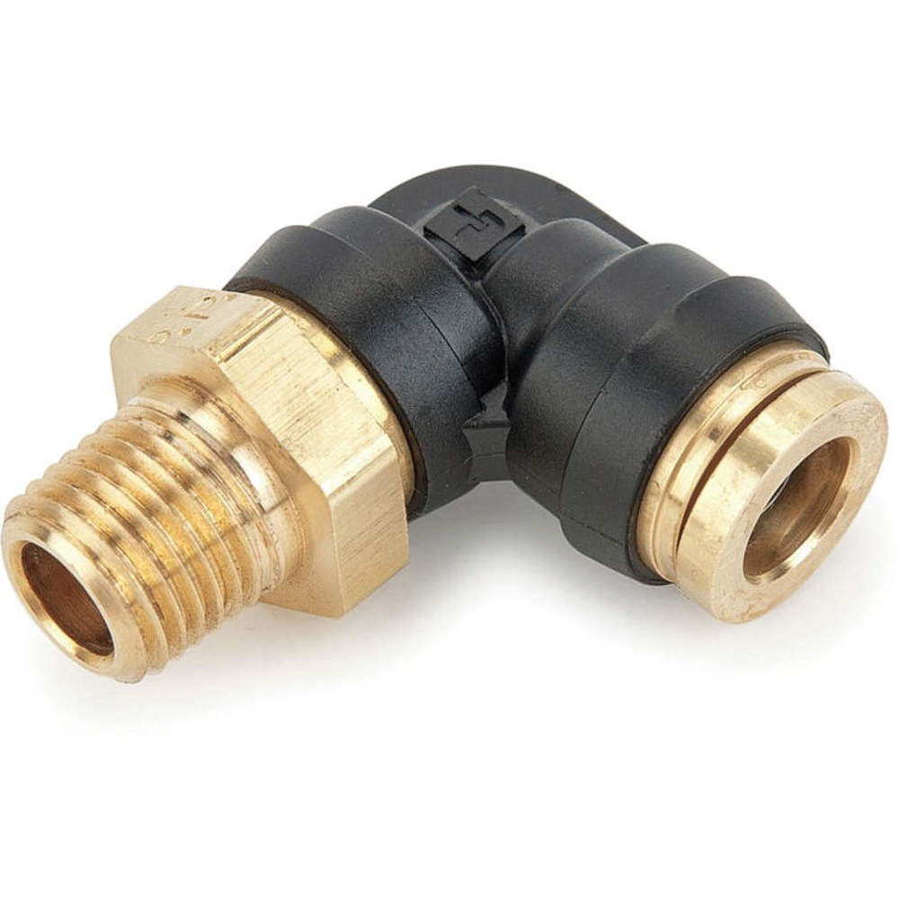 Air Brake Push-To-Connect x Male NPTF Elbow