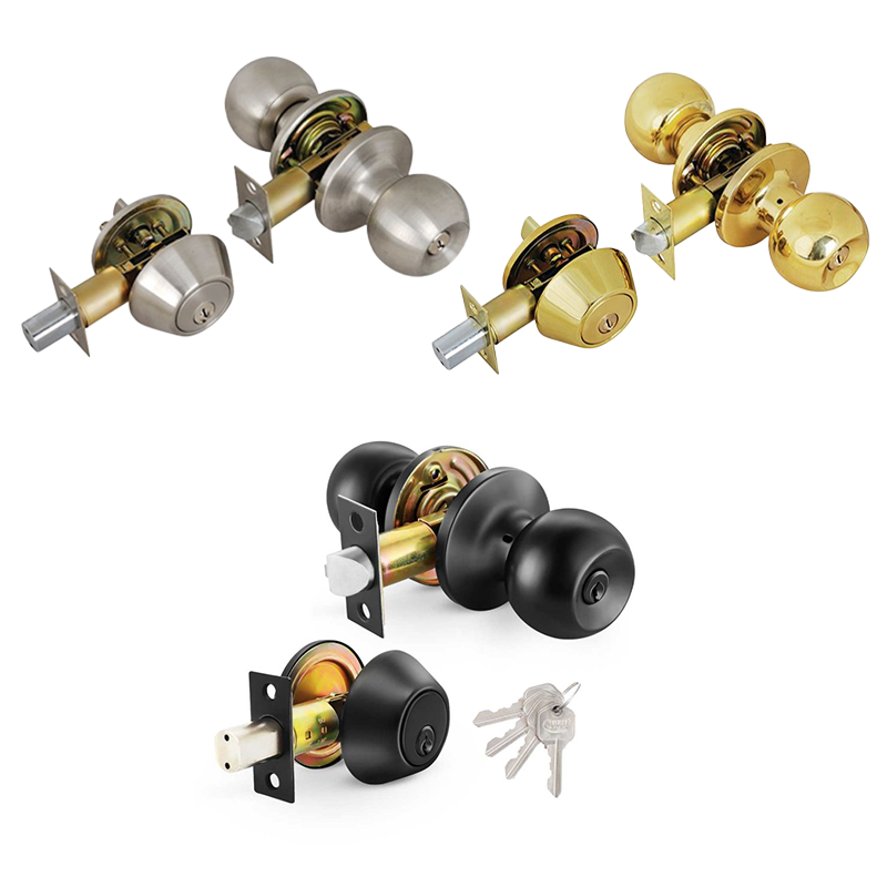 Combo Lockset Door Knob