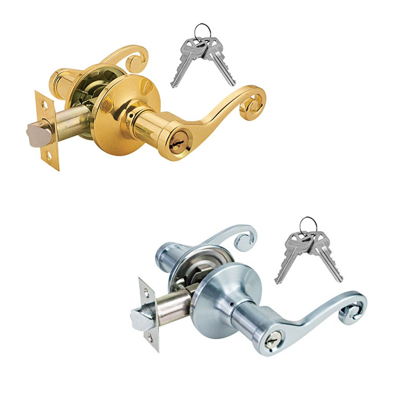 Lockset Decorative Lever Handle