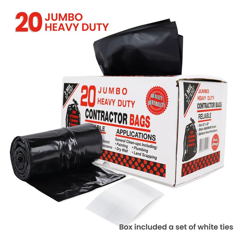 Trash Bag 42 Gal 20 pk 19020 3MIL