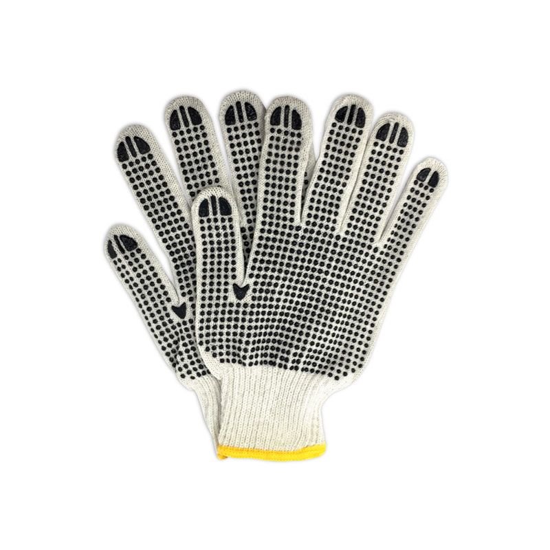 Cotton Gloves with PVC Dots