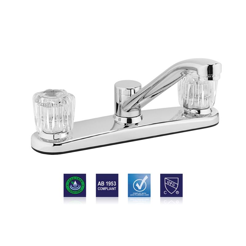 Two Handle Kitchen Faucet Delta Style