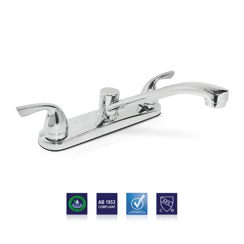 Two Lever Handle Kitchen Faucet