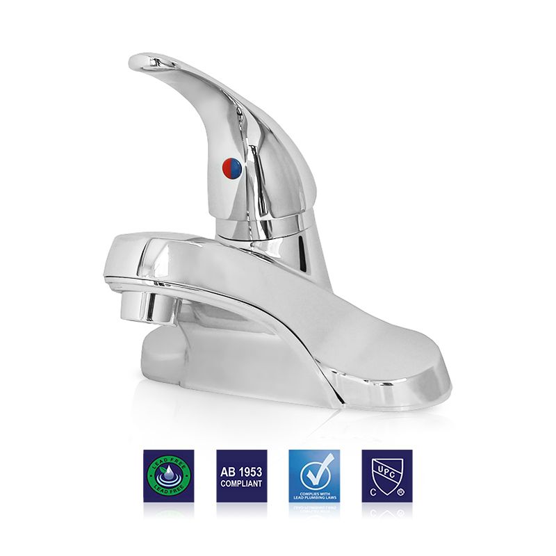 Single Lever Handle Bathroom Faucet 4"