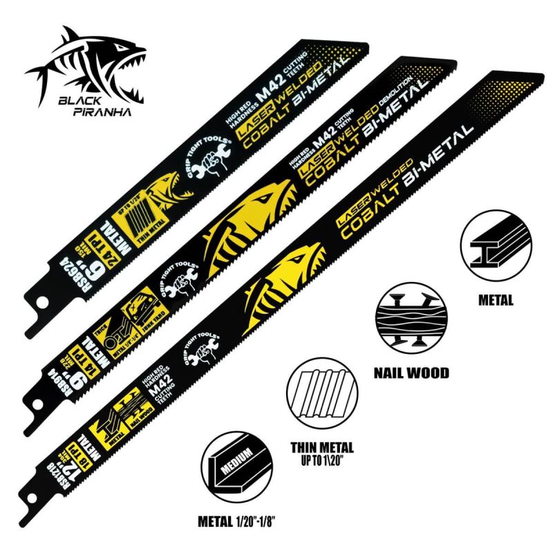 Bi-Metal Cutting Reciprocation Saw Blade 5 PK