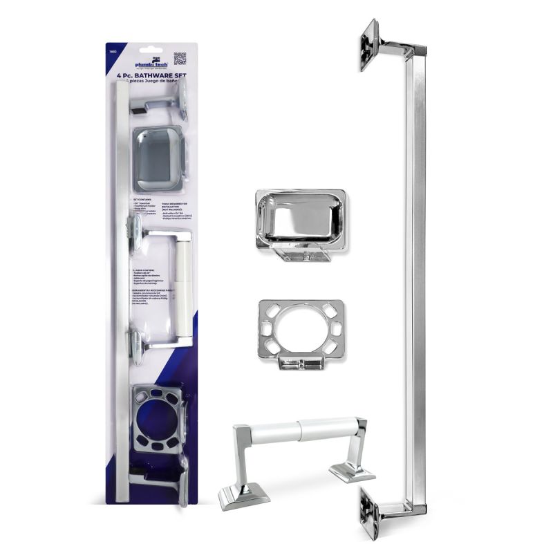 4 Pc. Bathware Set w/Soap Dish