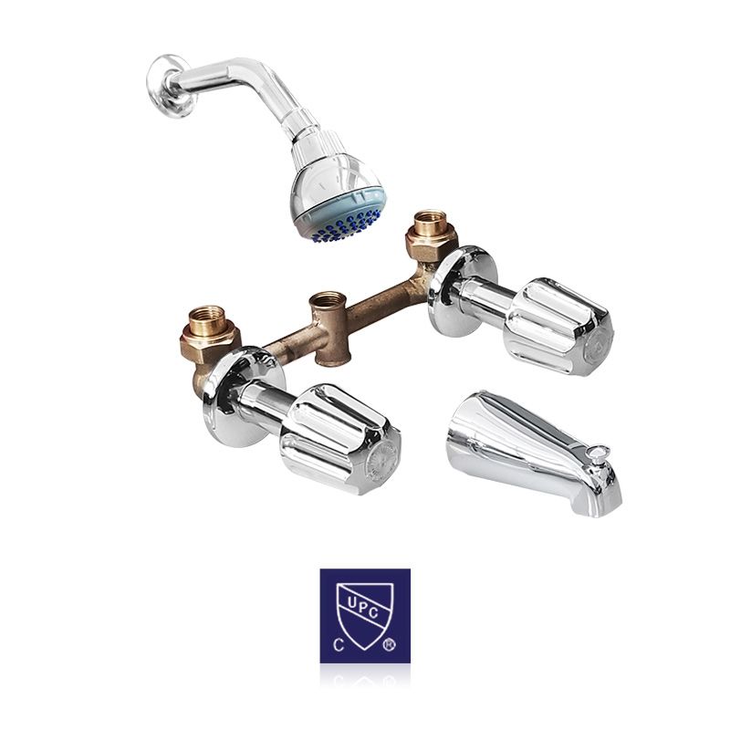 Shower and Tub Faucet Set