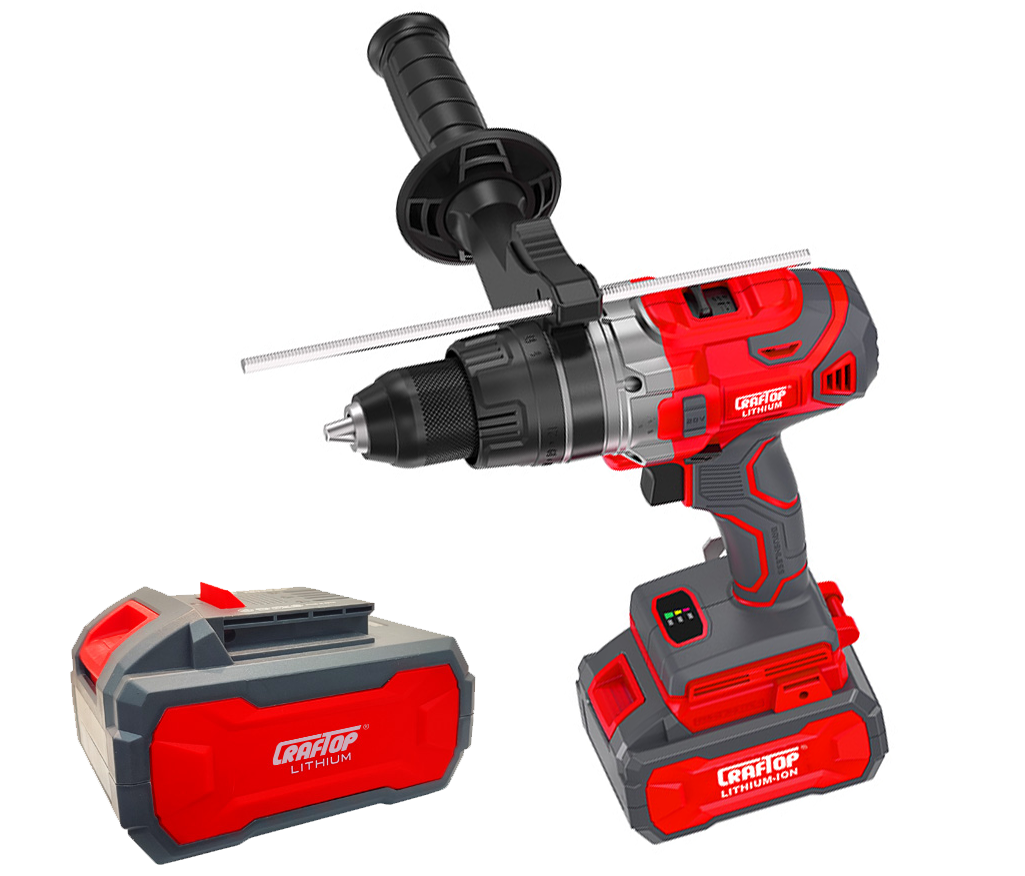 Cordless 1/2" Drill 20V w/4.0 Ah Battery