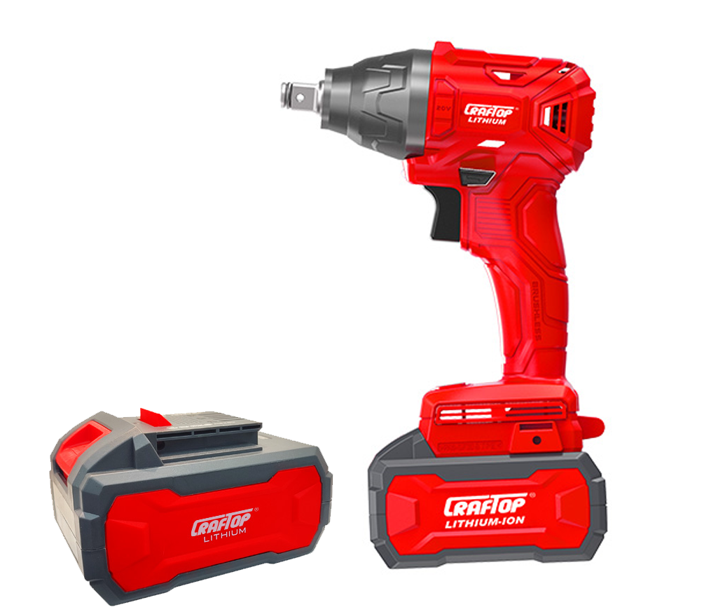 Cordless 1/2" Impact 20V w/4.0 Ah Battery