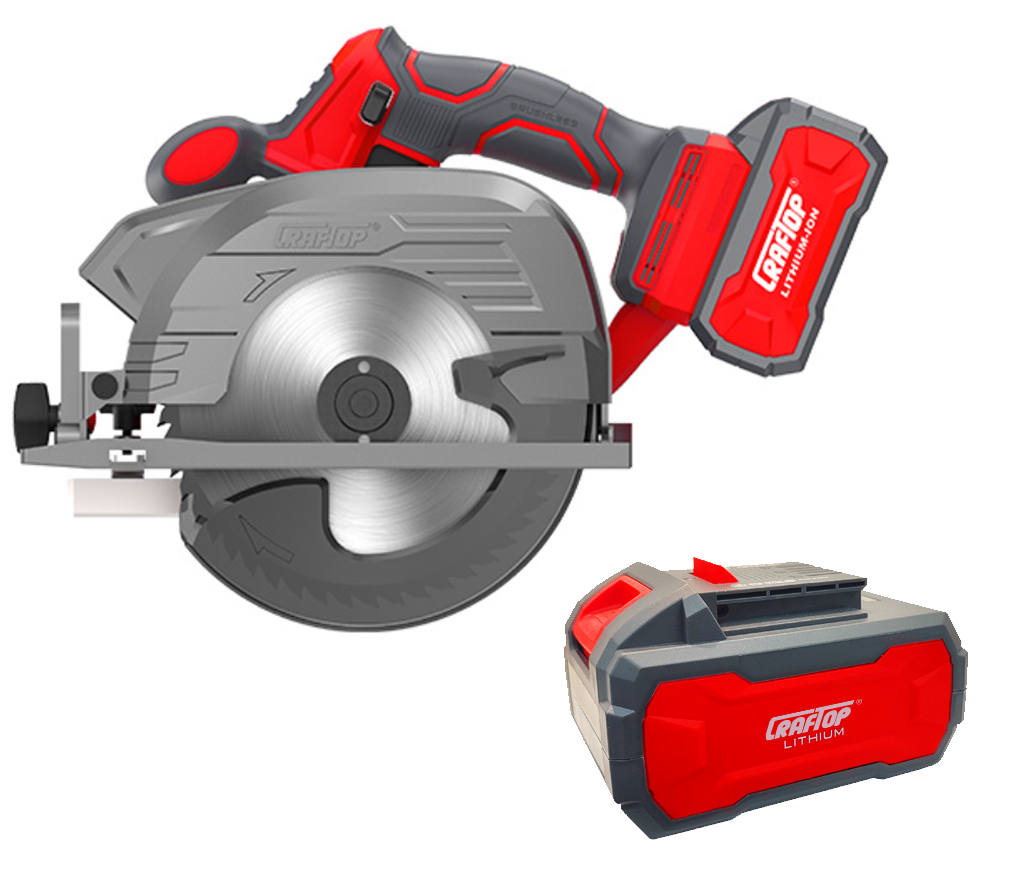 Cordless Circular Saw 20V w/4.0 Ah Battery