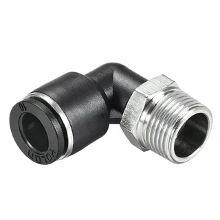 Push-To-Connect x NPTF-M Elbow