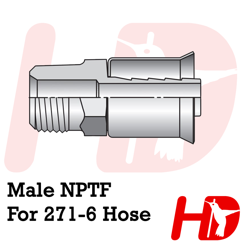 FittingPK25 - NPTF-M 3/8" X 3/8" ID