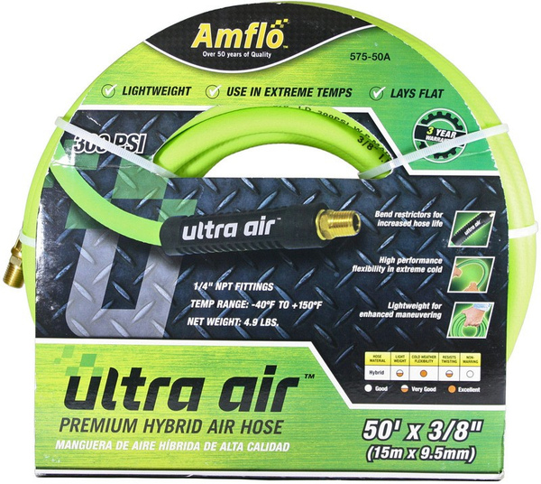 Amflo Ultra Premium Air Hose 3/8" x 50'