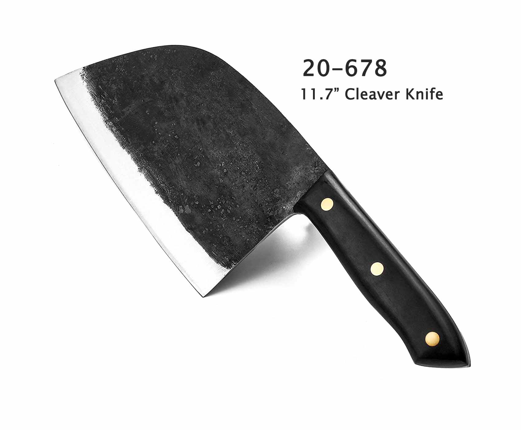 Chef Butcher Cleaver Knife 7" Blade 1080 Carbon Steel