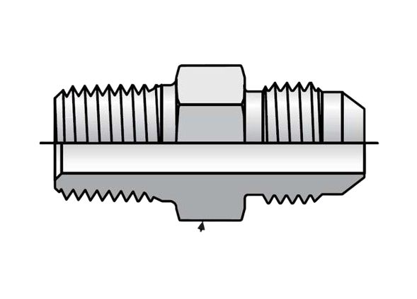 AdapterPK FTX - JIC-M x NPTF-M Straight 1/2" x 3/4"