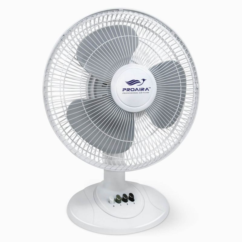 White Oscillating Table Fan GTT