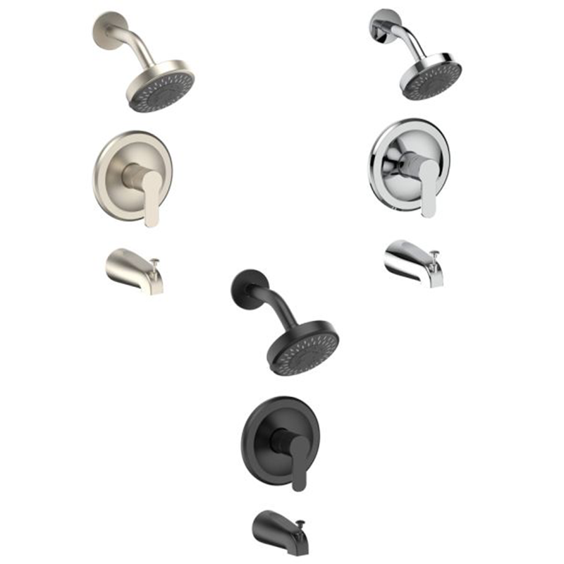 Single Handle Shower & Tub Faucet & Head