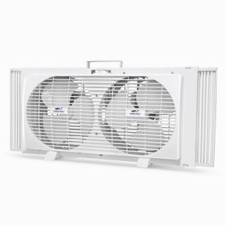 9" Reversible Twin Window Fan